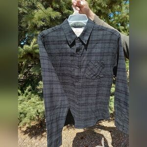 WEATHERPROOF Brand VTG Men's Button Down Flannel Shirt Long Sleeve Plaid Sz Med